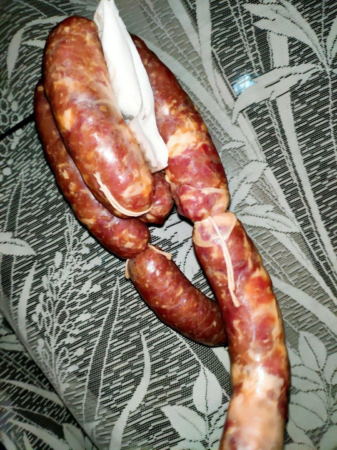 自制广味腊肠