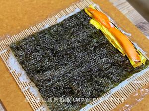 鳕鱼松蟹柳寿司卷的做法 步骤12