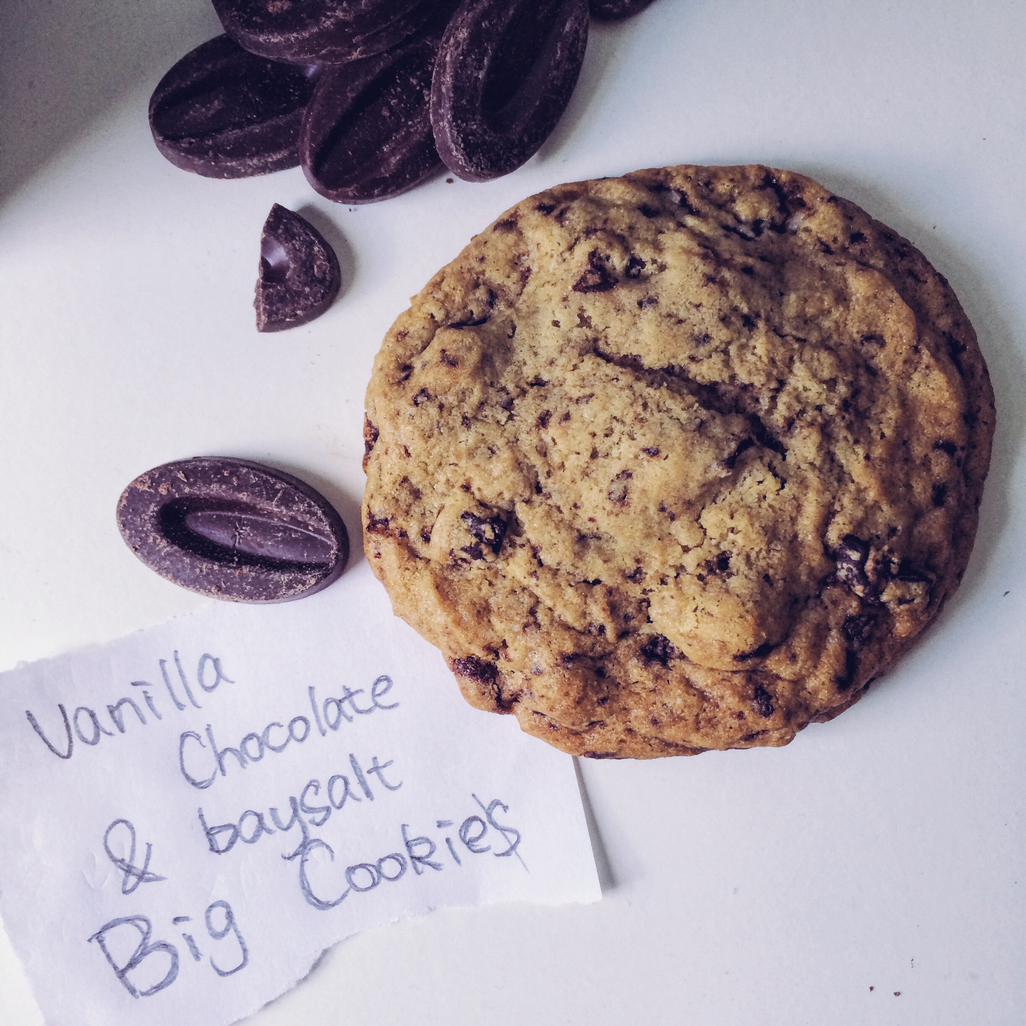 香草海盐巧克力大曲奇