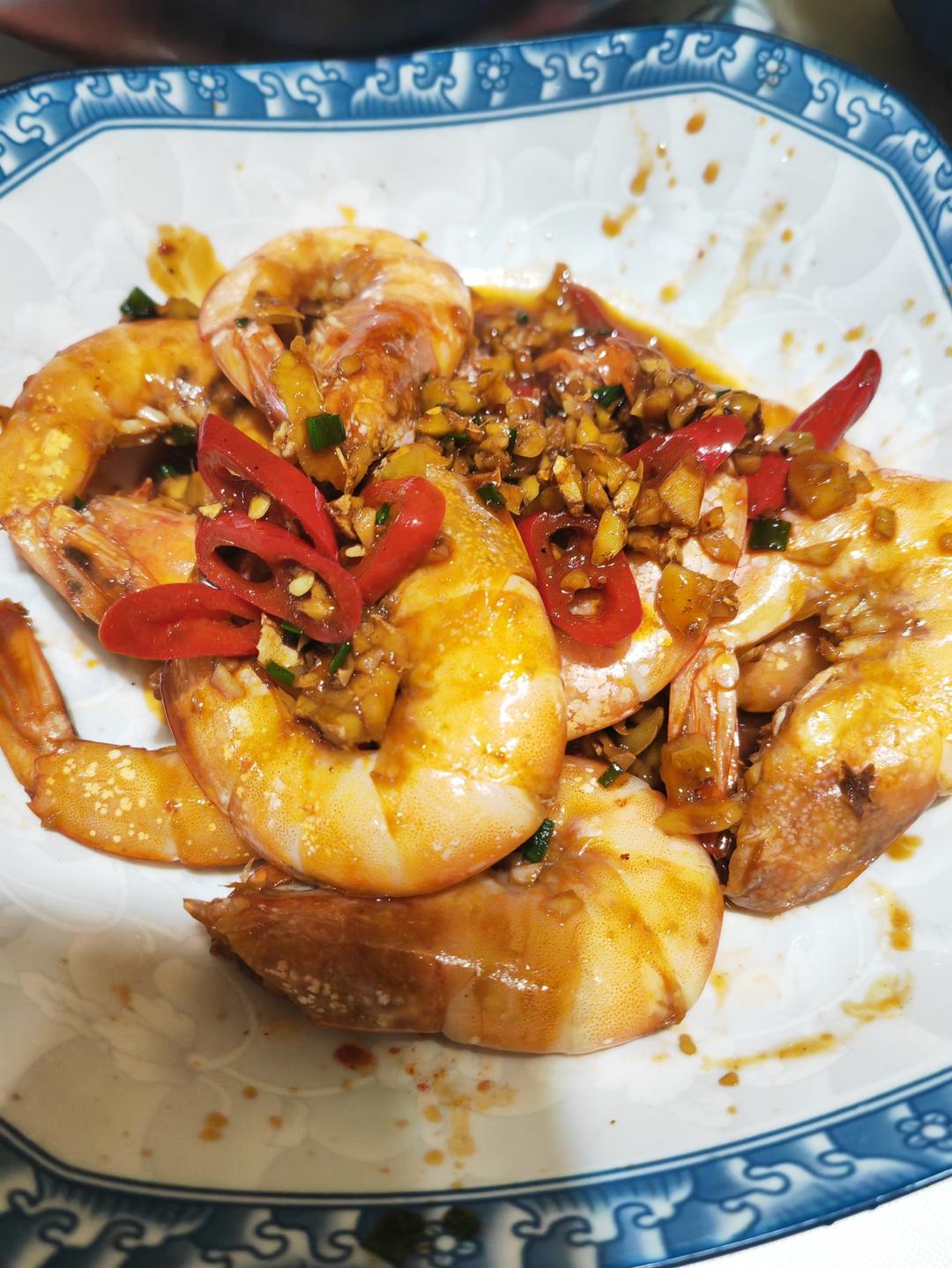 家庭版油焖大虾