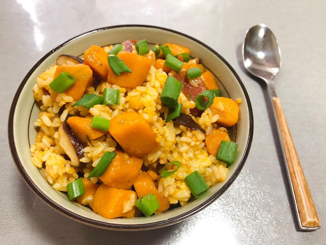 非雨若雪做的美味到不行的南瓜饭
