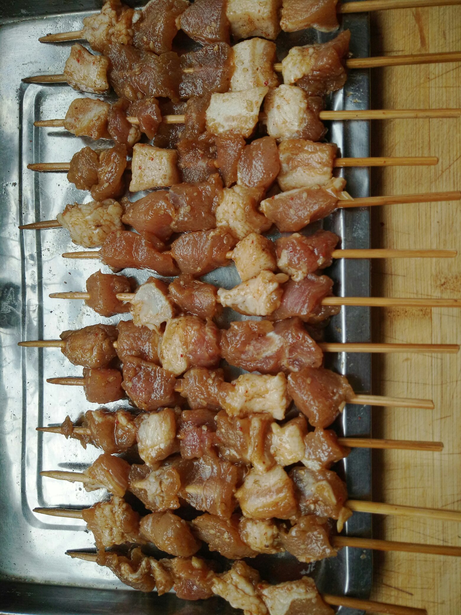 香煎猪肉串