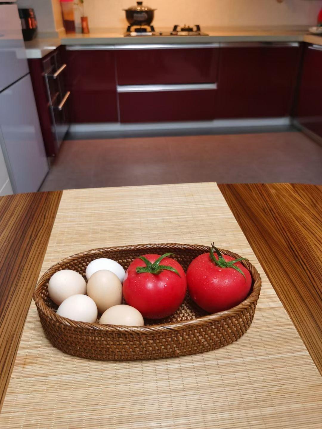 番茄炒鸡蛋（超浓的番茄味）