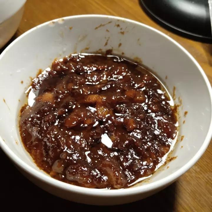 简配版炸酱面的炸酱（黄豆酱版）