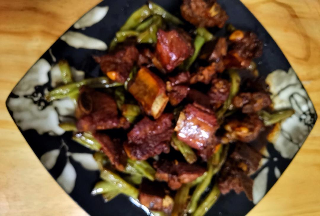排骨炖土豆豆角