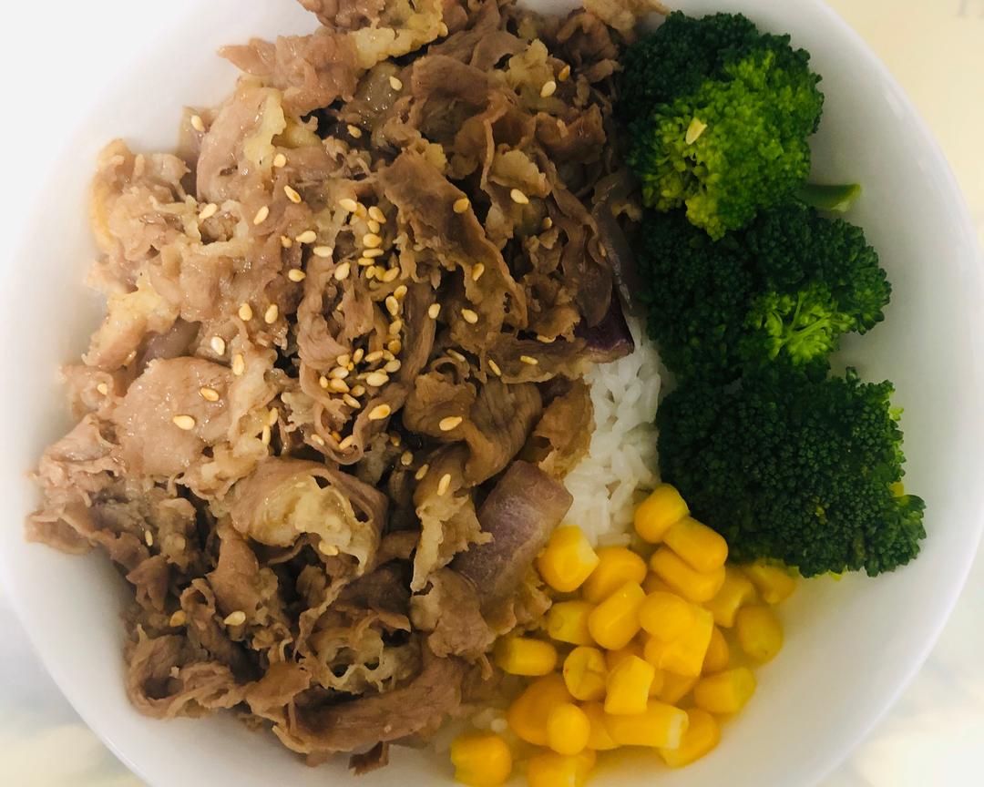 馋哭隔壁小孩的照烧肥牛饭