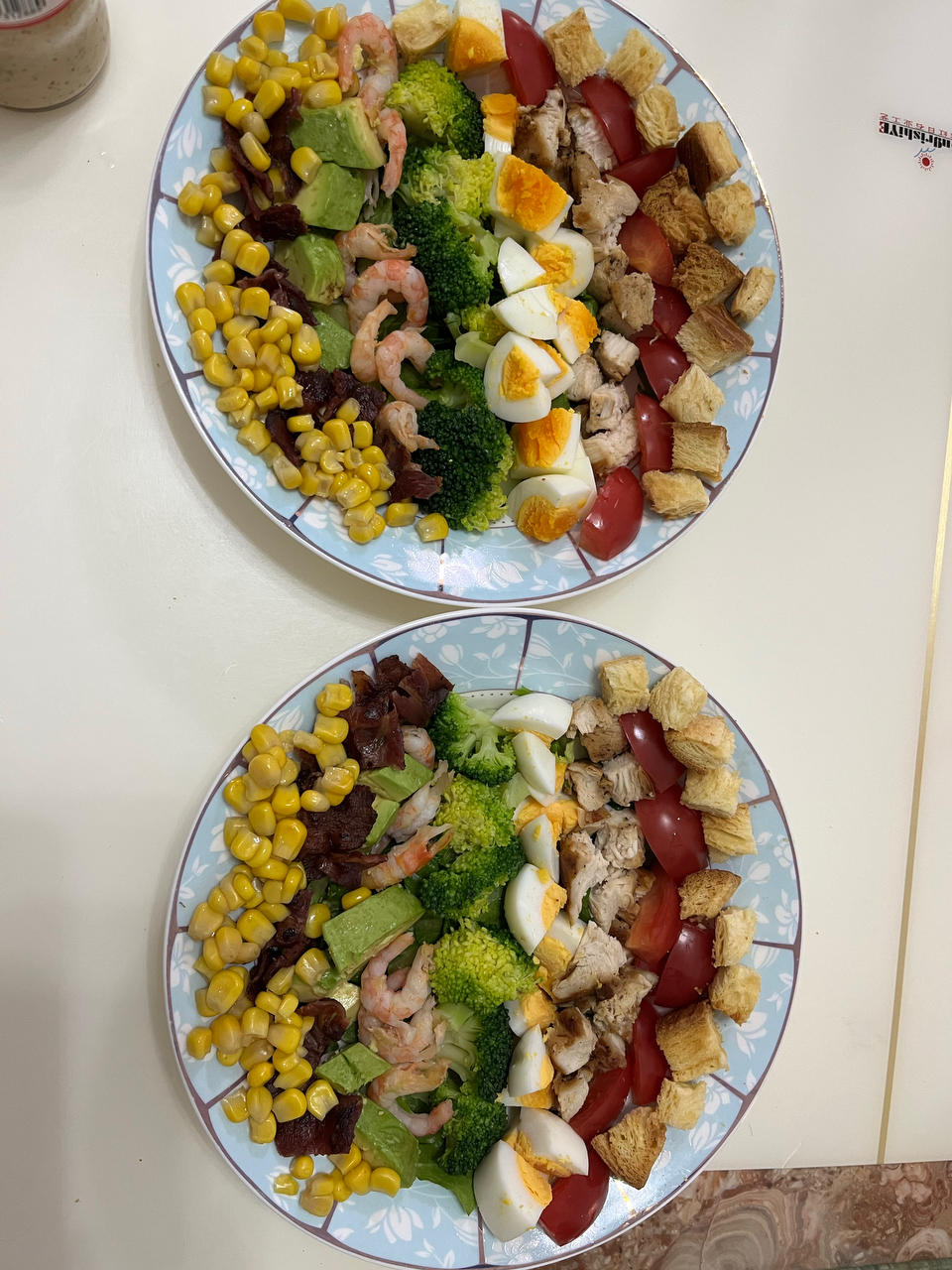 cobb salad考伯沙拉🥗高颜值彩虹沙拉🌈附低卡油醋汁配方