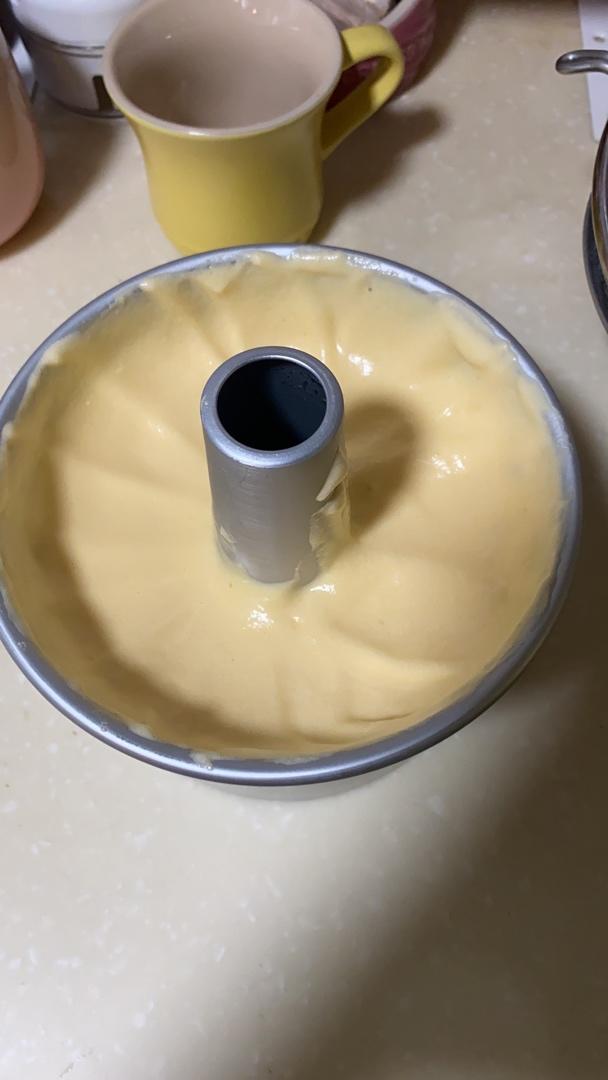 6寸中空戚风蛋糕