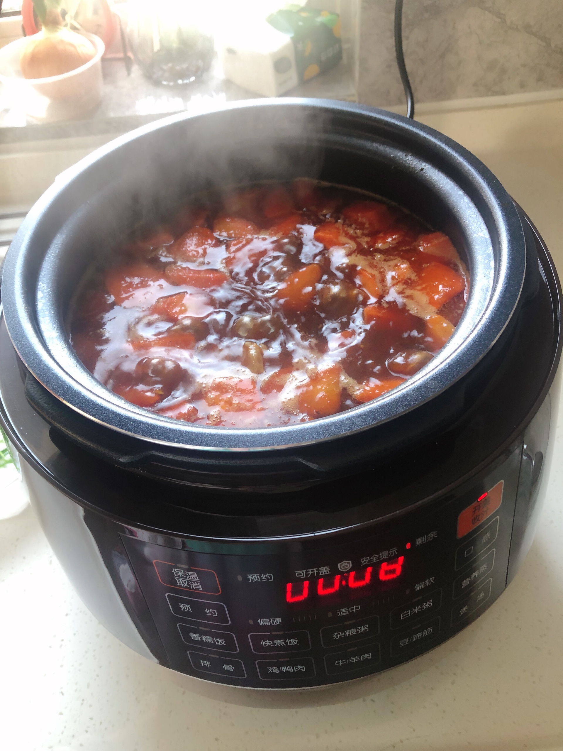 番茄炖牛腩（电压力锅版）的做法 步骤12