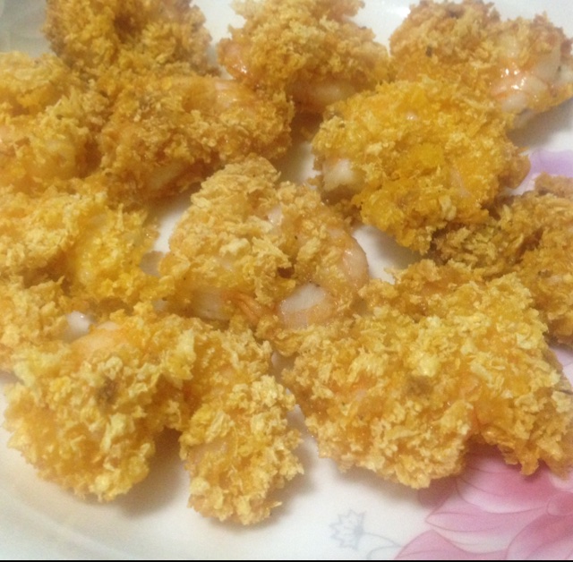 黄金凤尾虾