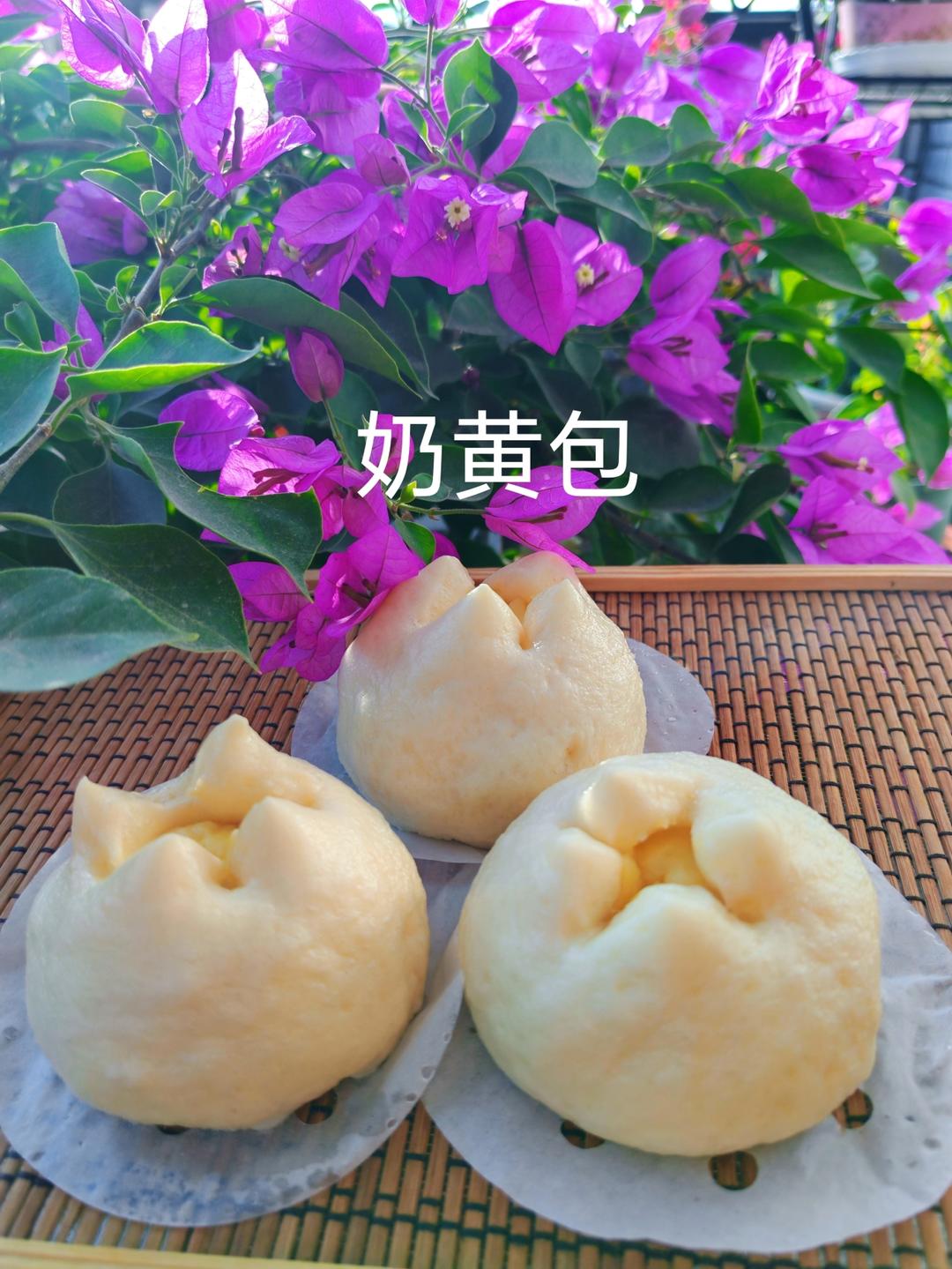奶黄包（自制奶黄馅）