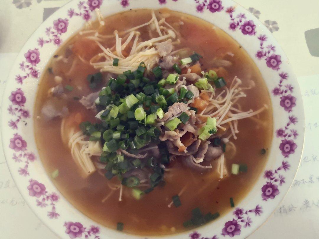 私家酸汤肥牛金针菇