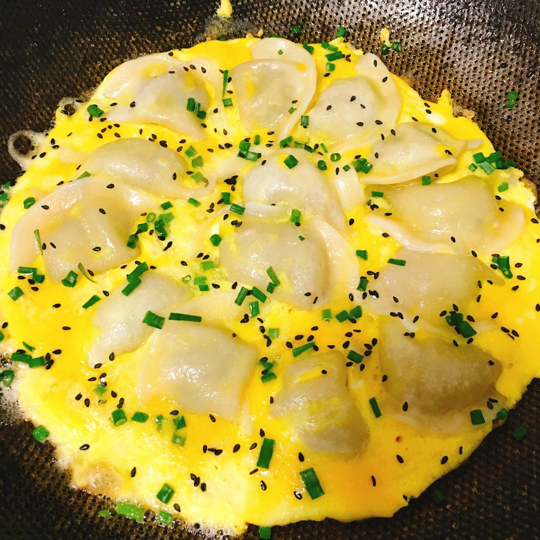 懒人快手抱蛋煎饺
