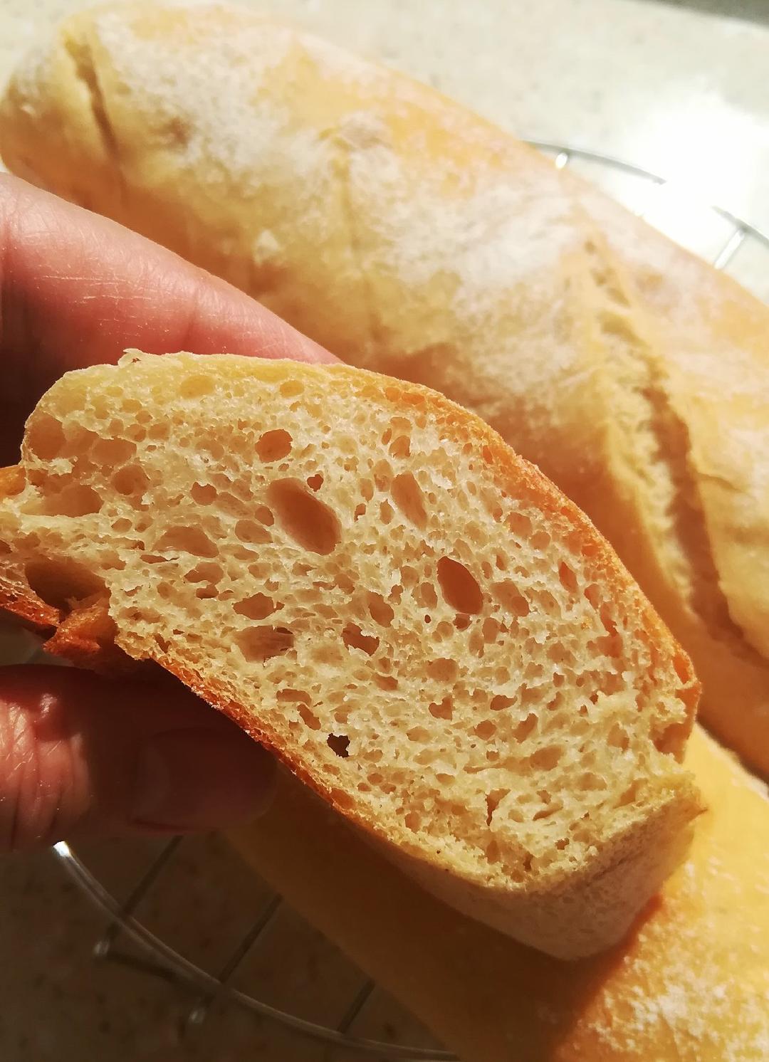香脆健康的全麦法棍Whole Wheat Baguette