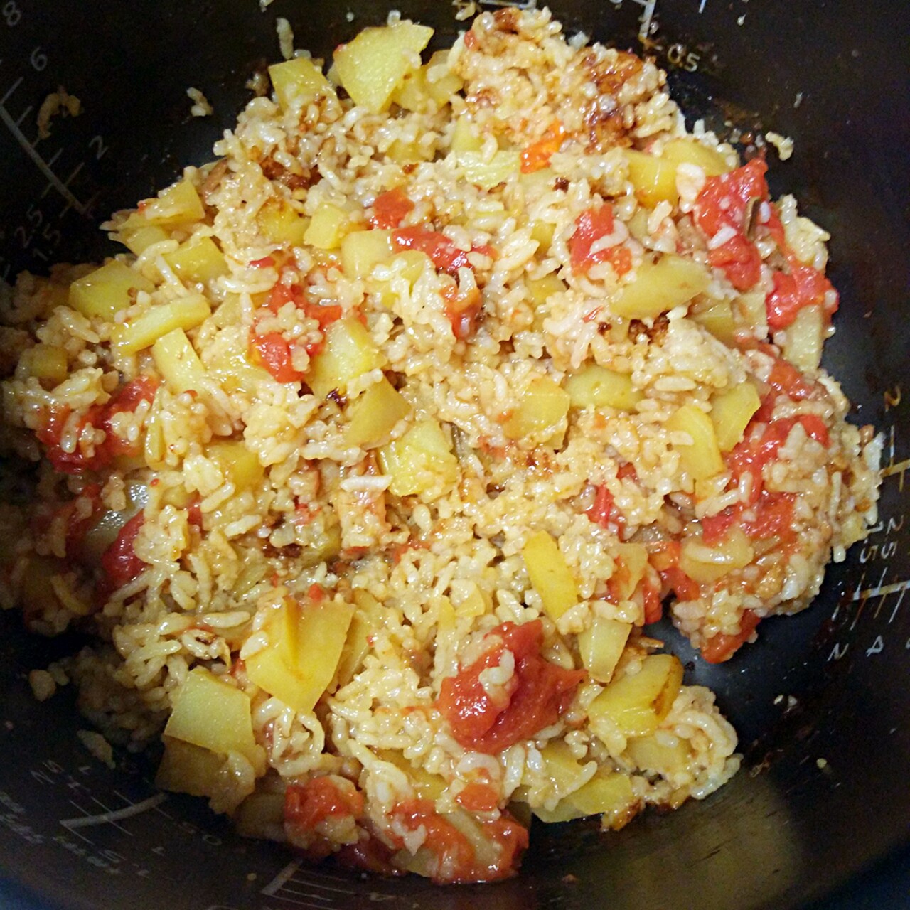 土豆焖饭（电饭锅版）