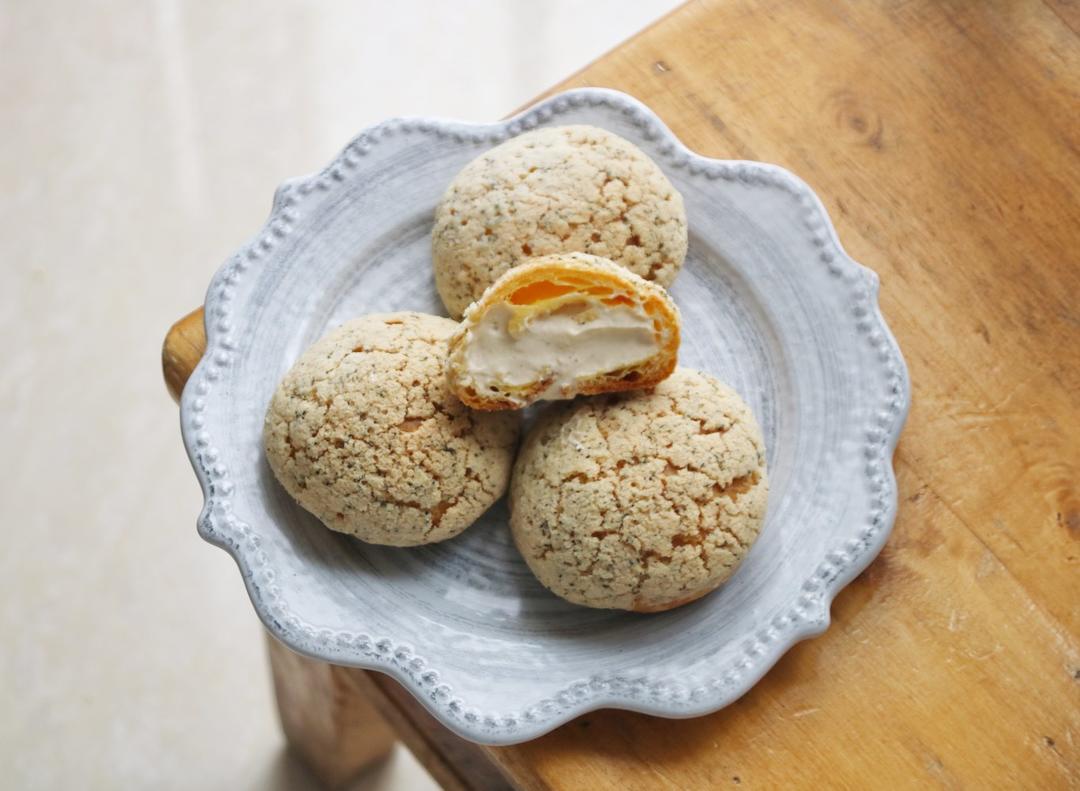 伯爵红茶酥皮泡芙