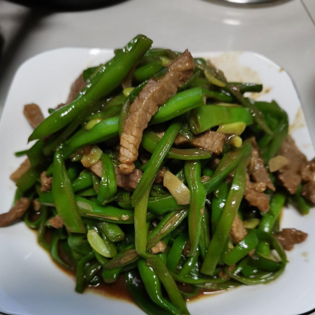 扁豆角炒肉