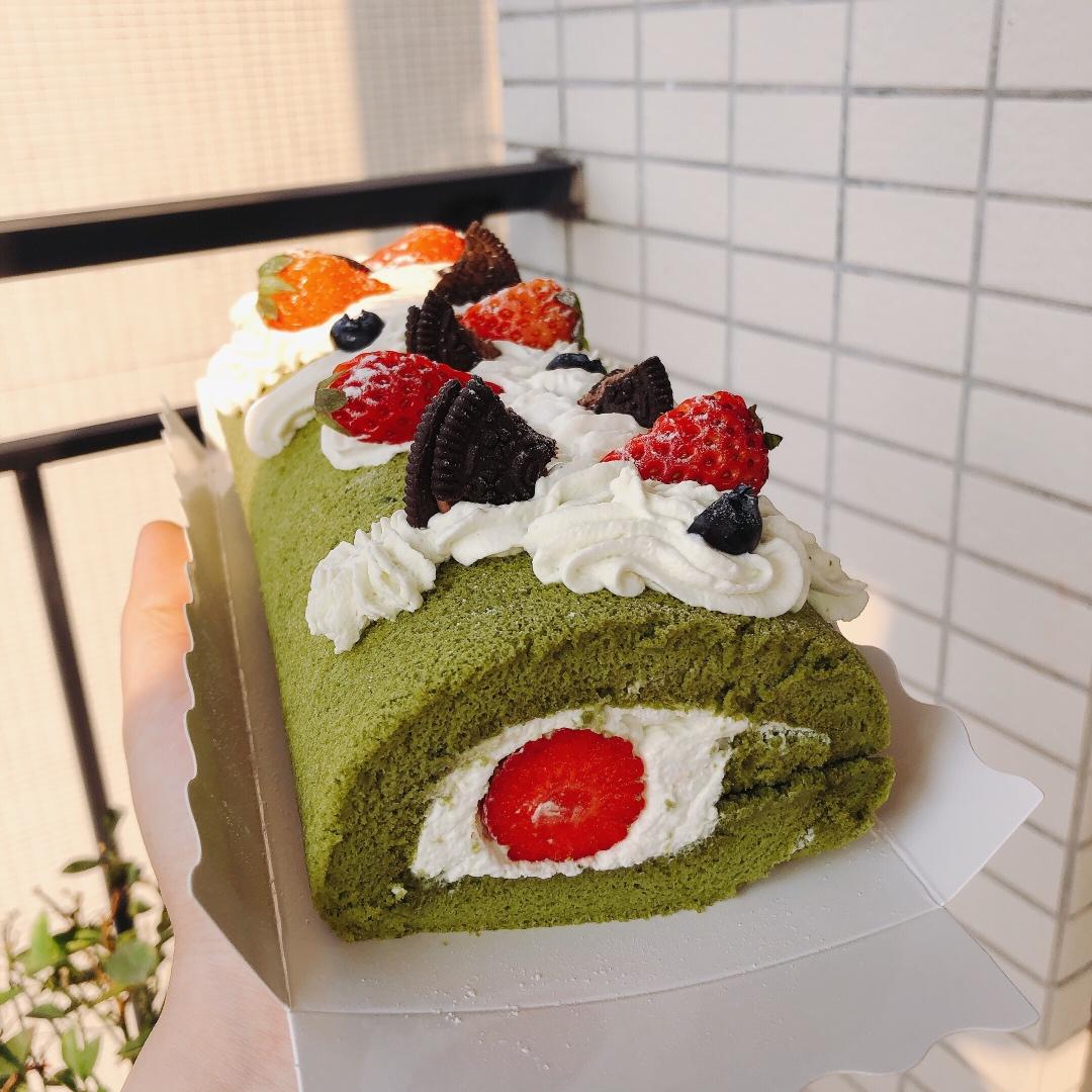 烫面抹茶蛋糕卷（卷不易裂）