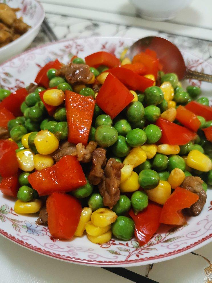 豌豆炒肉丁