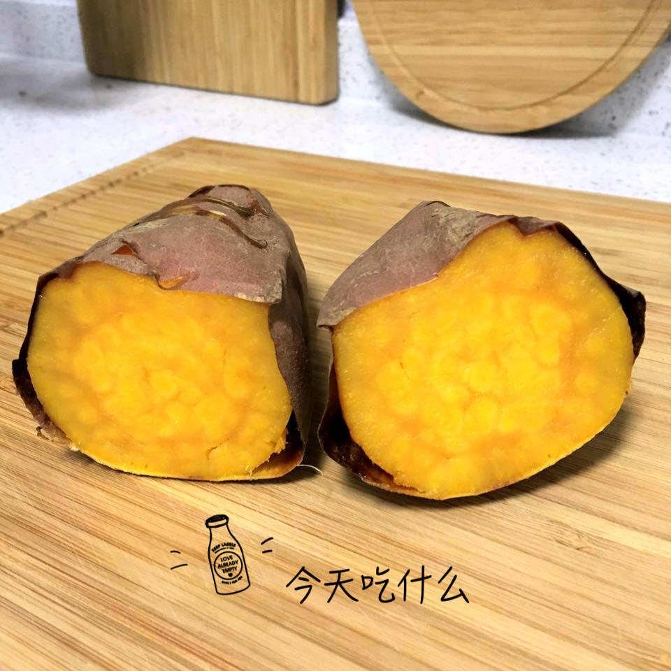 烤箱烤红薯