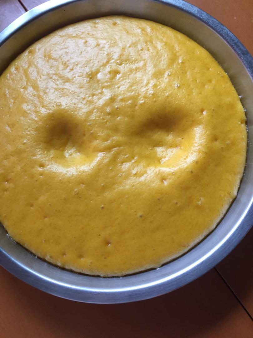 松软细腻又Q弹的南瓜发糕