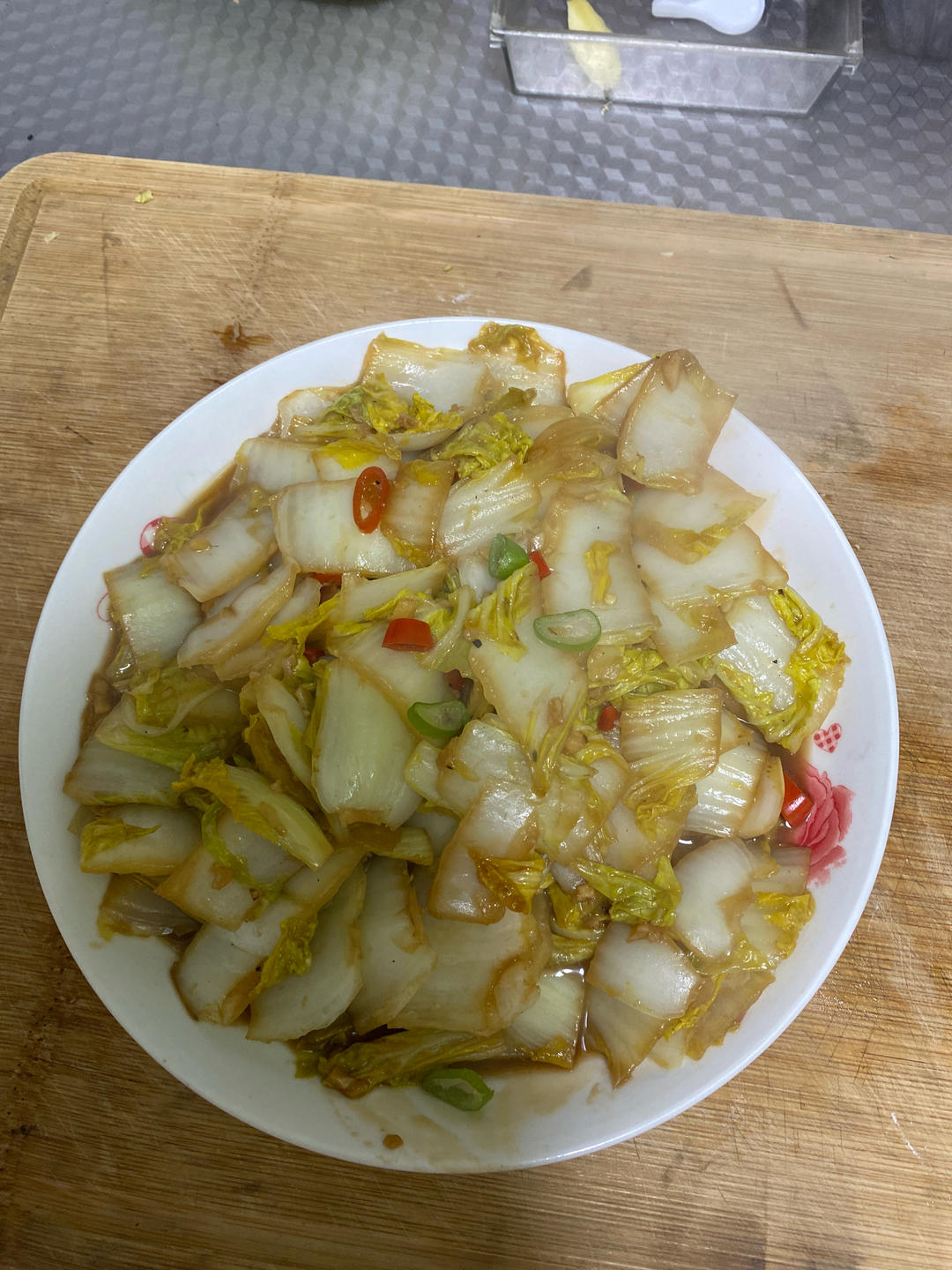 酸辣娃娃菜极简版💜