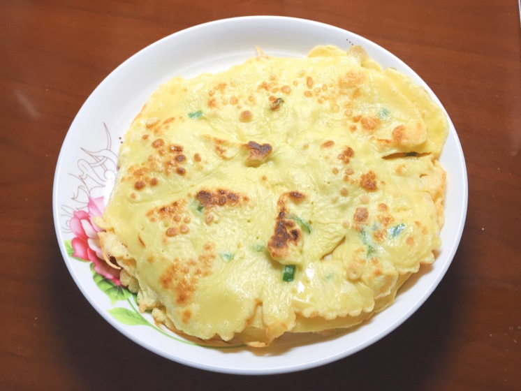 香葱鸡蛋饼