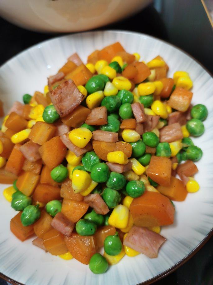 豌豆玉米胡萝卜