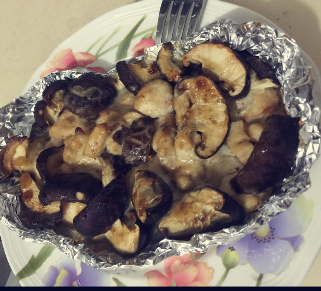 香菇焗鸡胸肉的做法