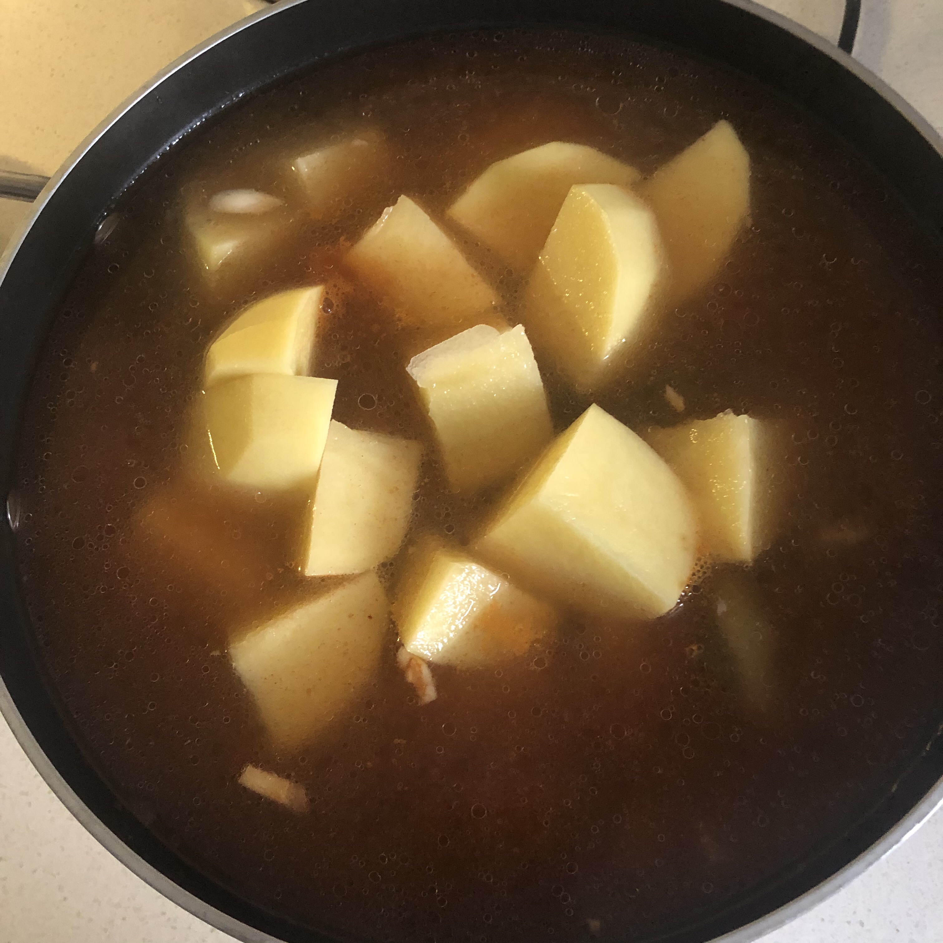 韩式土豆脊骨汤的做法 步骤5