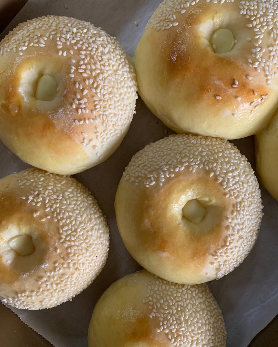 日式芝麻红豆包｜香甜柔软