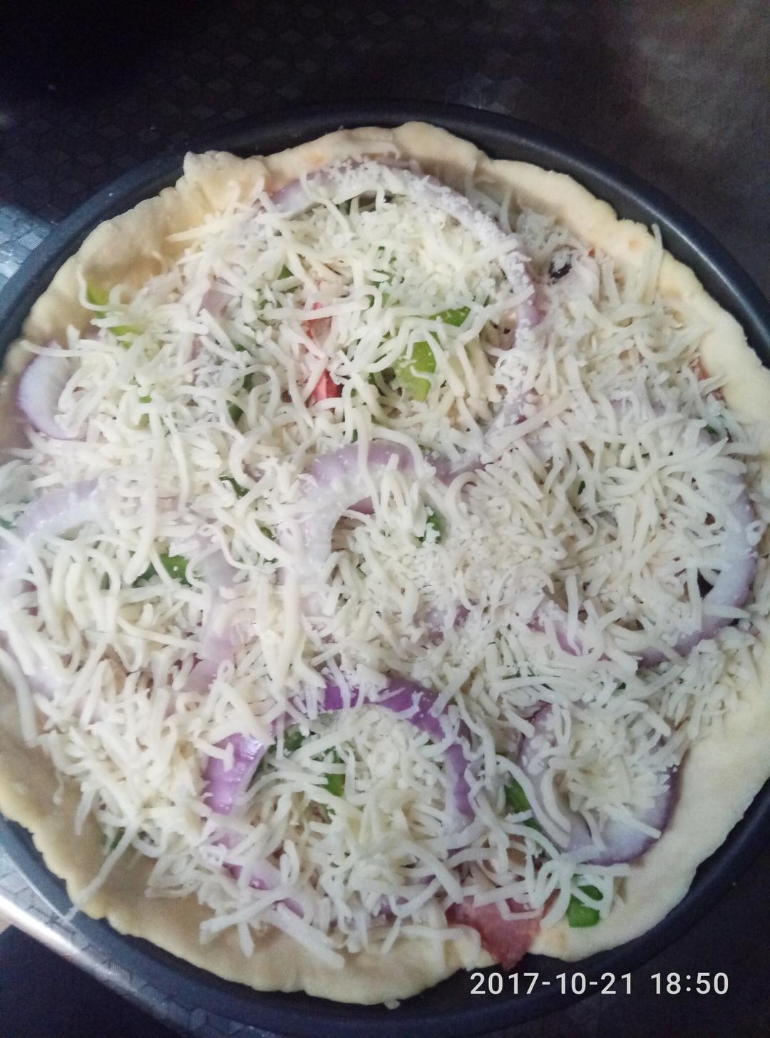 八寸披萨饼皮（四个）制作