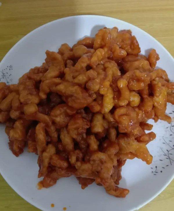饭店里面糖醋里脊凭什么那么好吃，你看你也行