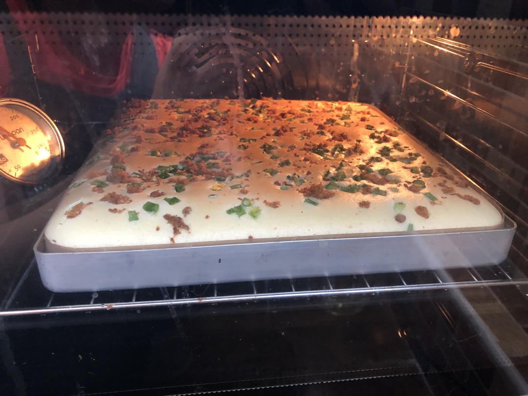 香葱肉松肥蛋糕卷～