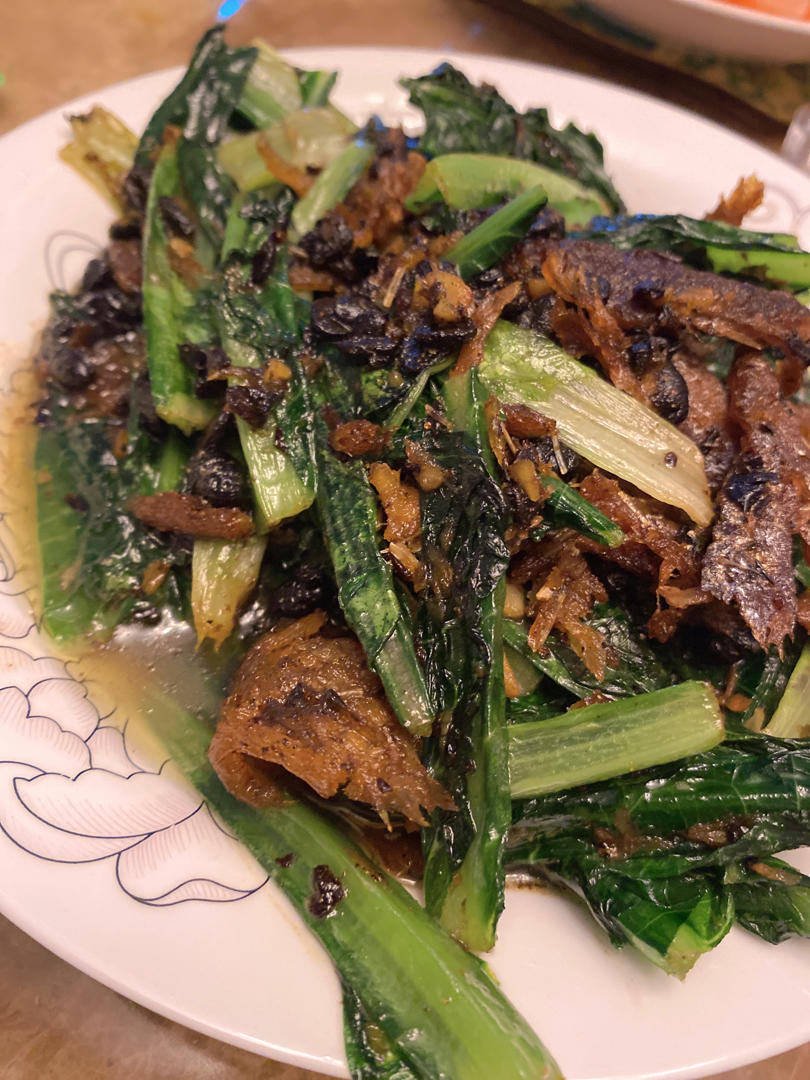 豆豉鲮鱼油麦菜