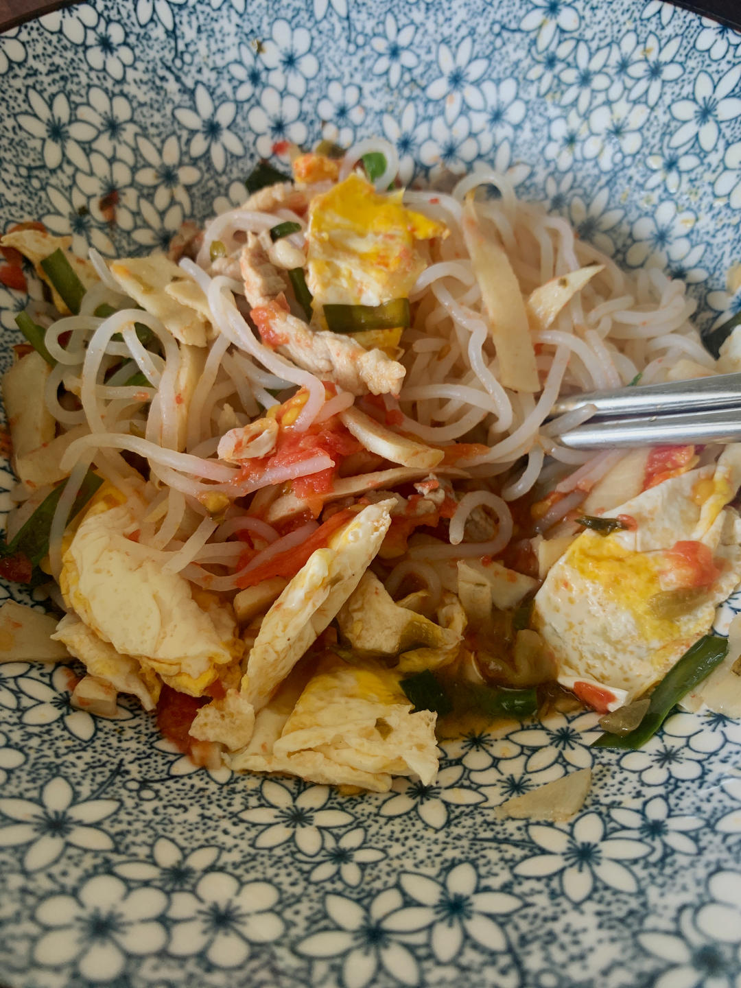 超低卡番茄炒蛋盖浇魔芋面