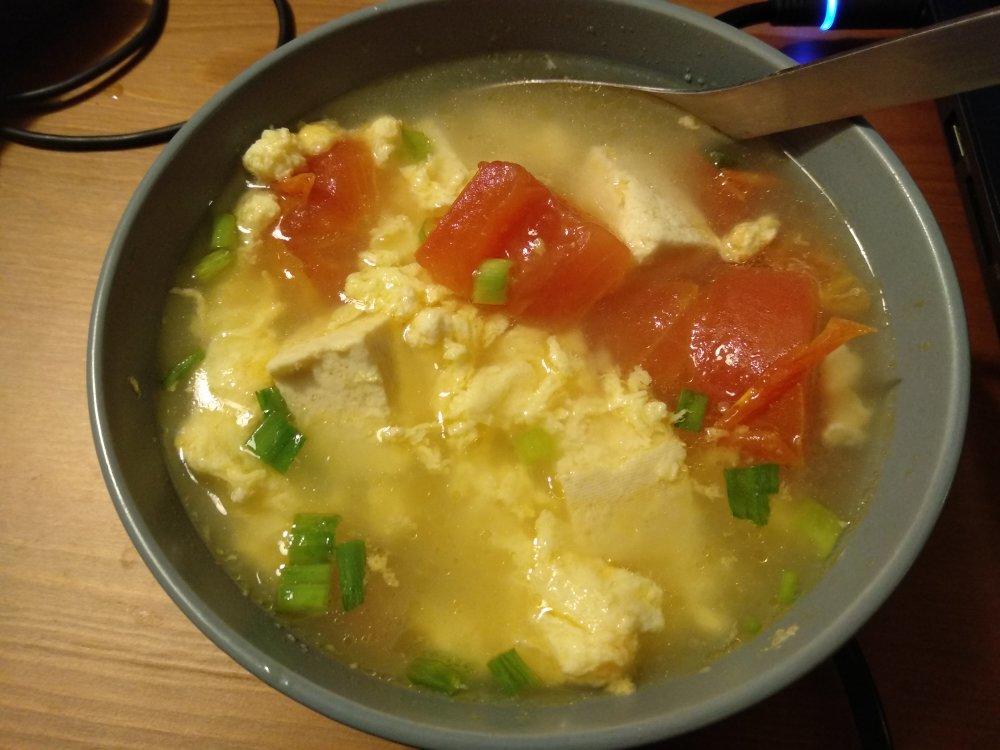 好喝到爆的西红柿鸡蛋汤