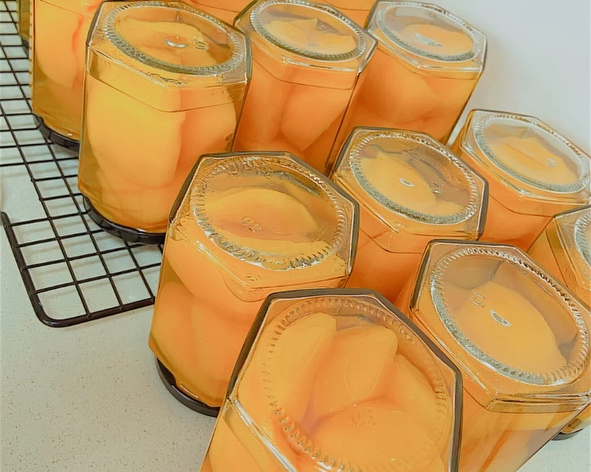 家庭版黄桃罐头的做法 步骤4