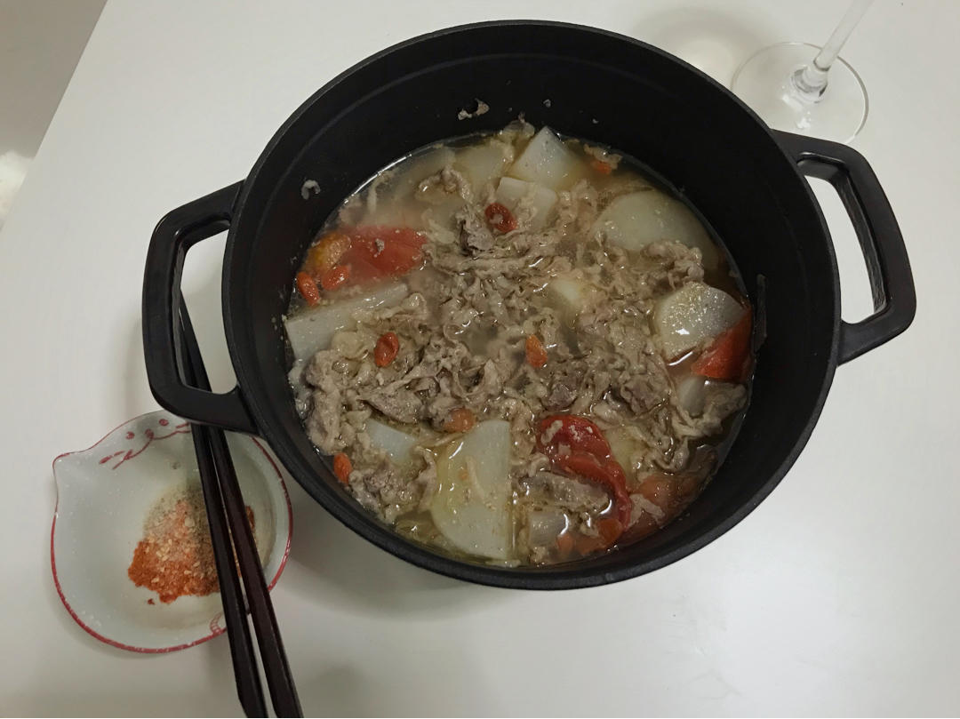 北鼎珐琅铸铁锅之冰煮羊