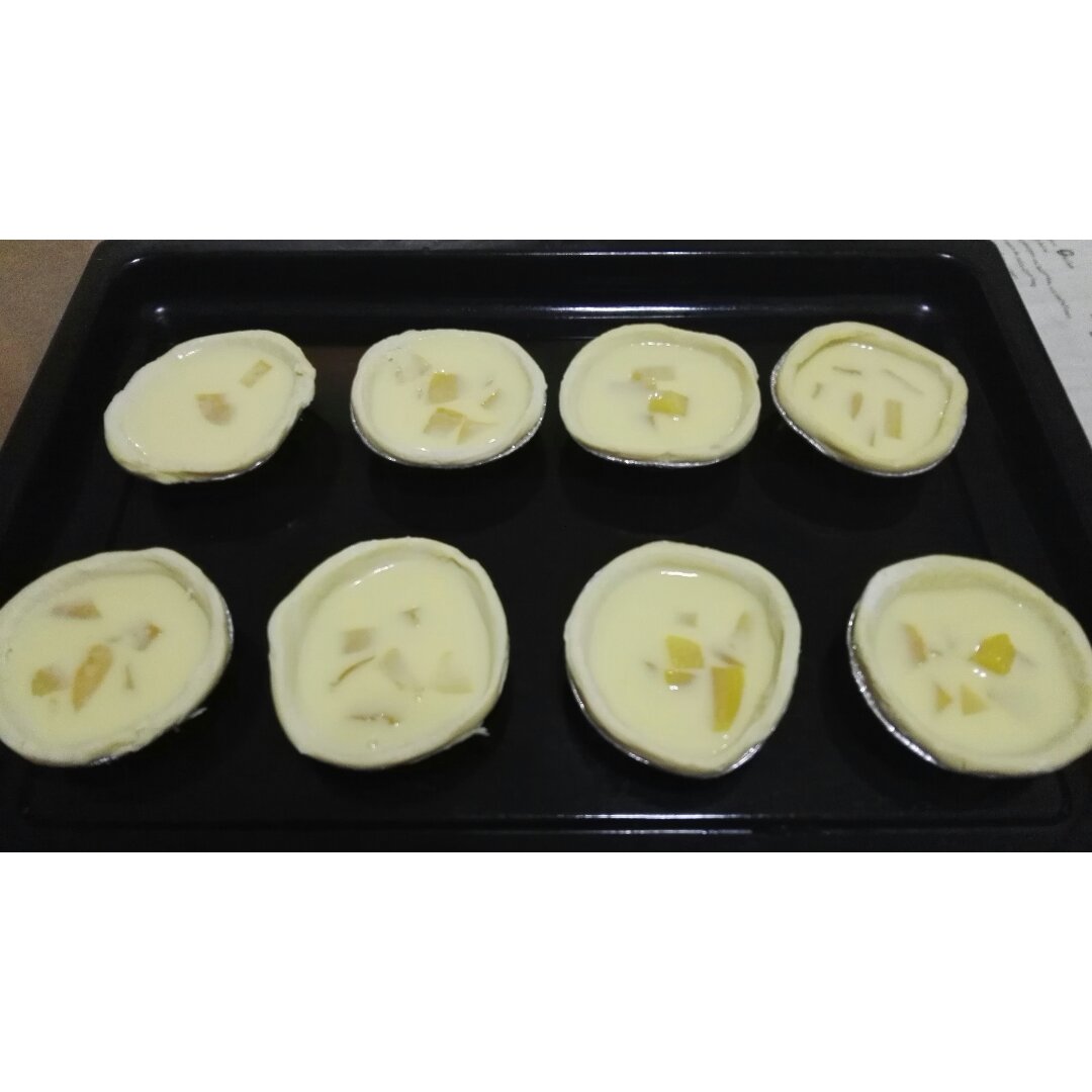 不加淡奶油蛋挞