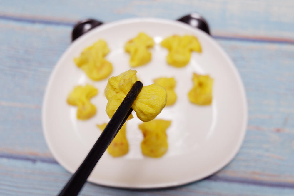 小金鱼蛋饺 10M+的做法