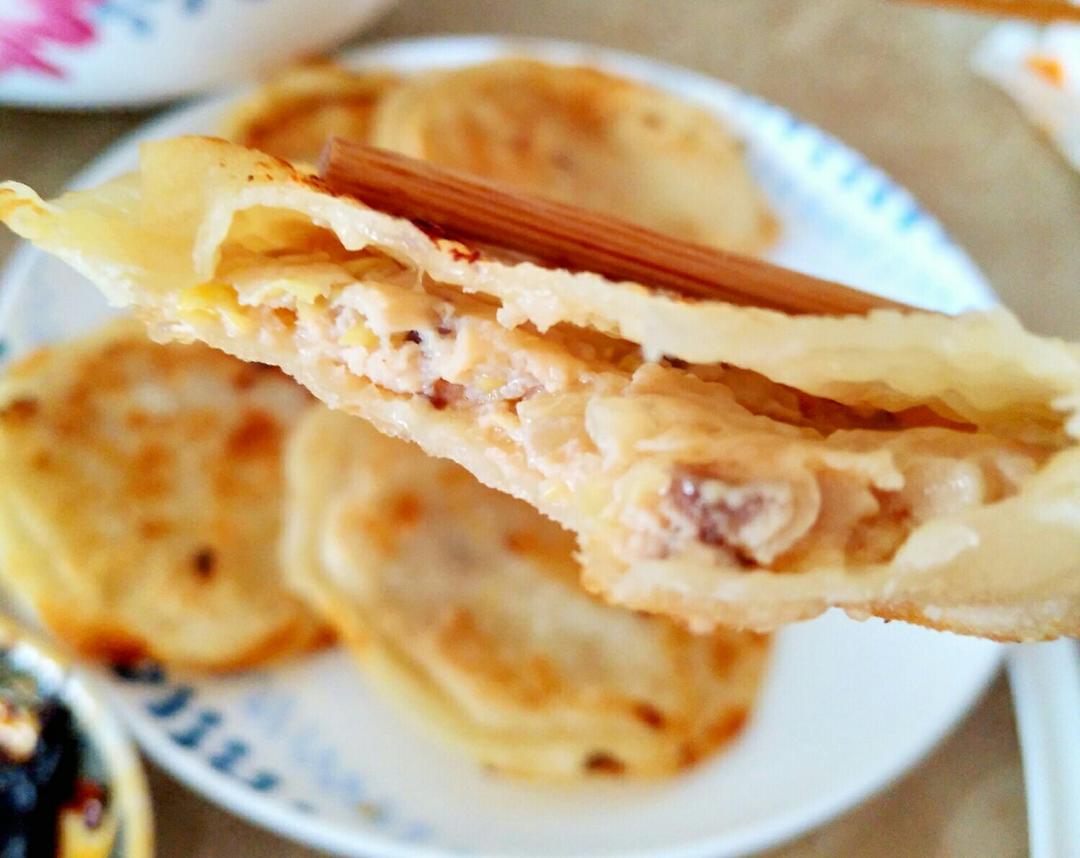 饺子皮馅饼