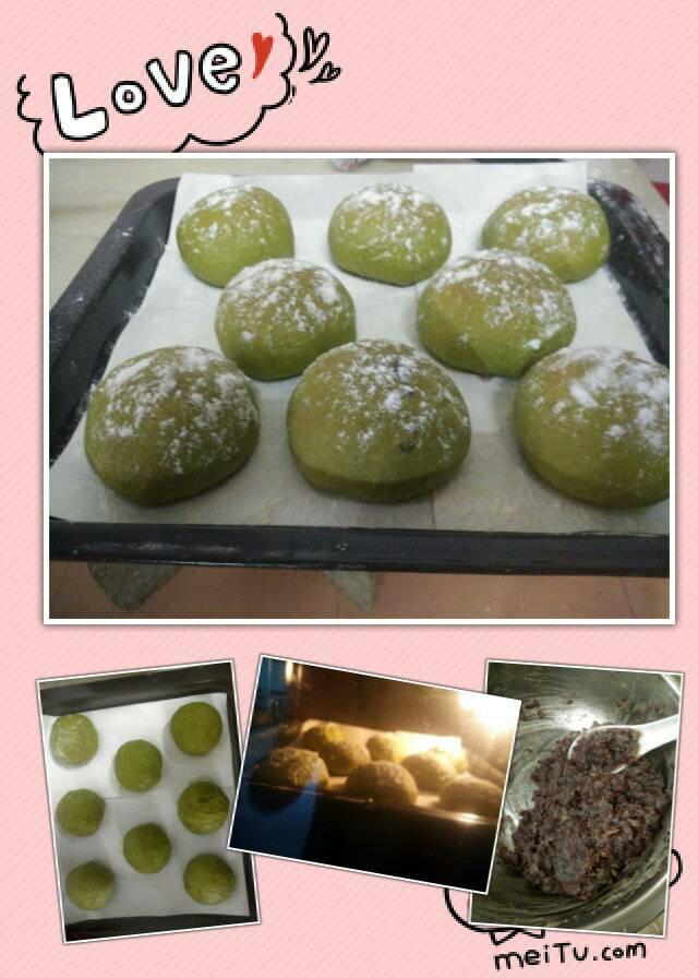 抹茶小面包