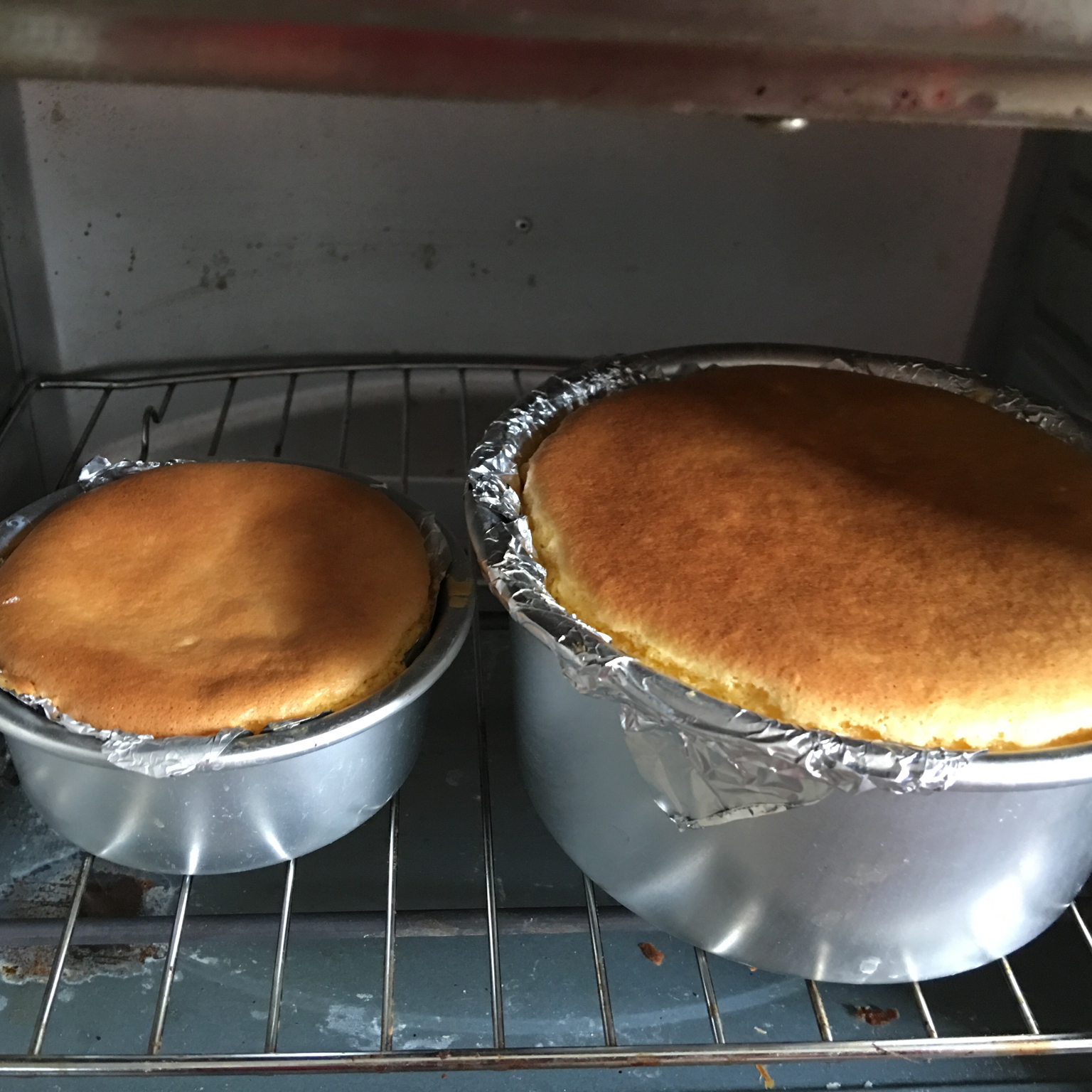 懒人版蜂蜜凹蛋糕（全熟8寸）