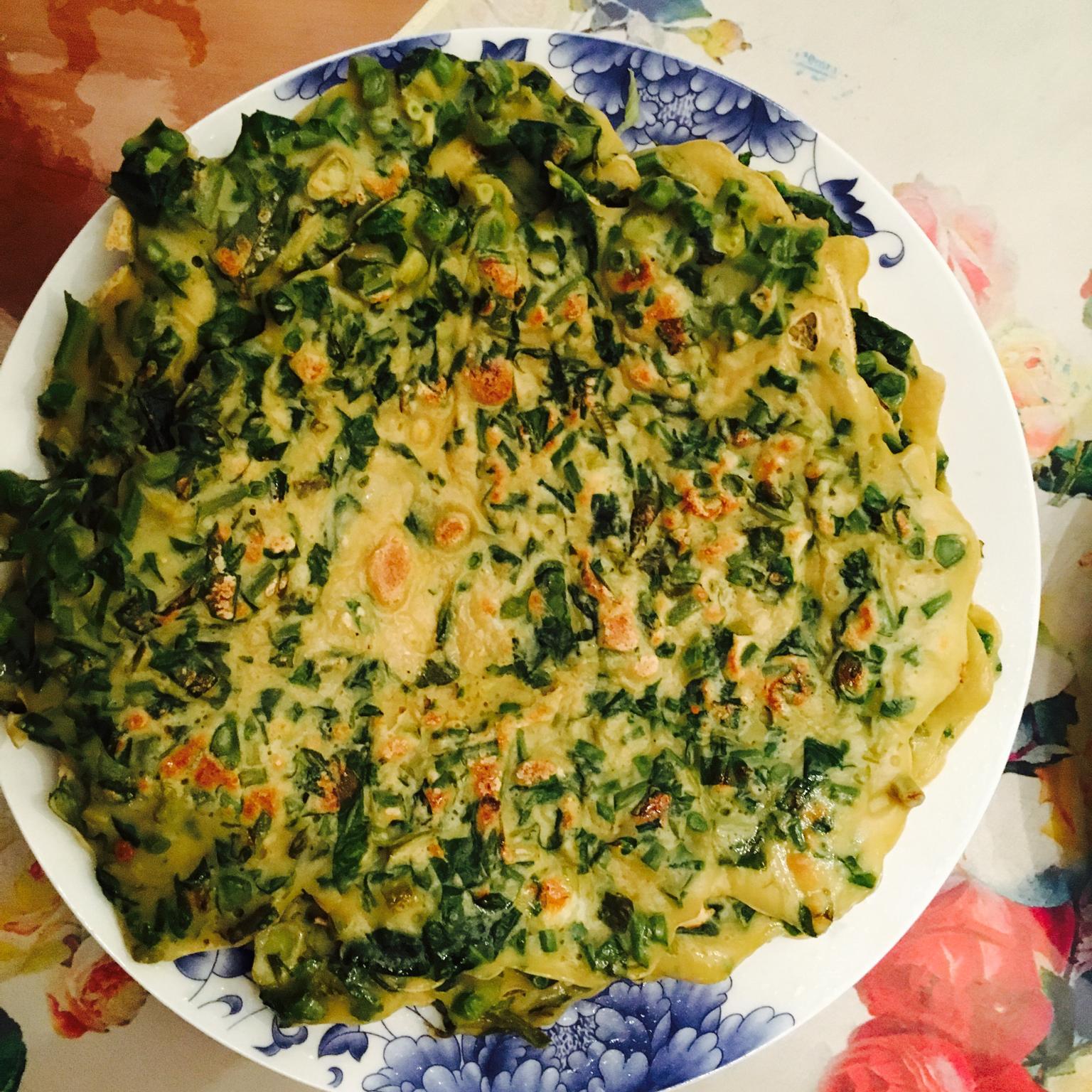 香椿鸡蛋煎饼