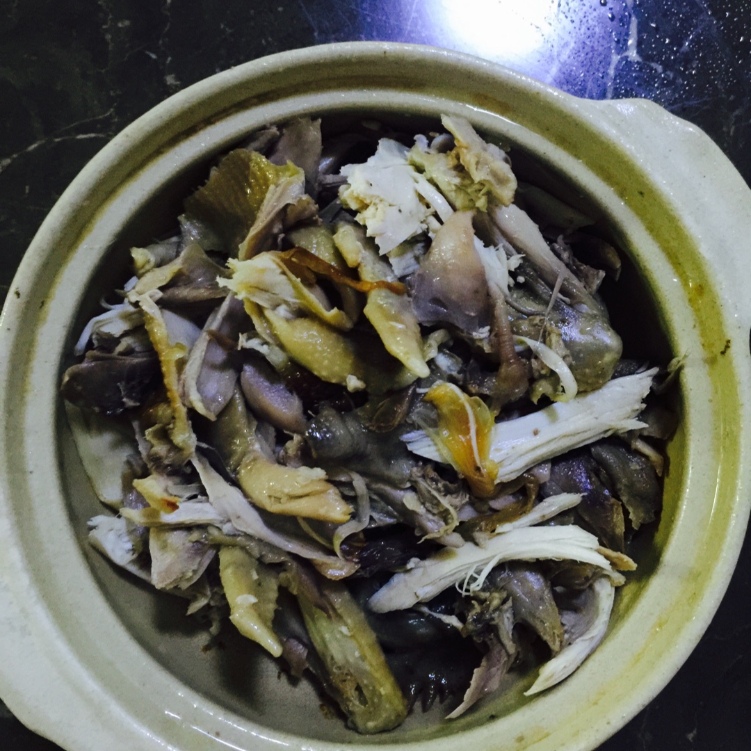 手撕锡纸盐焗鸡