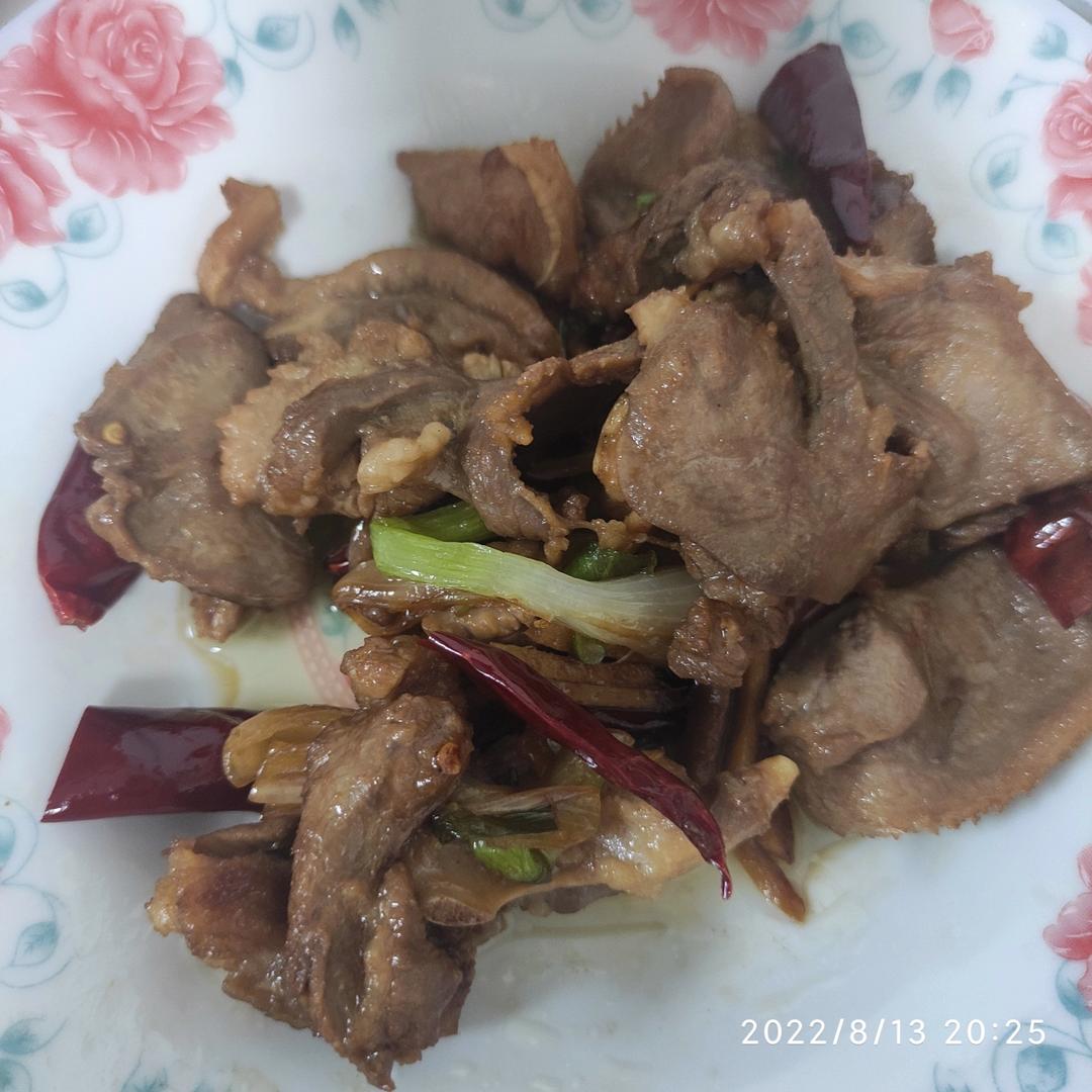 爆炒猪舌