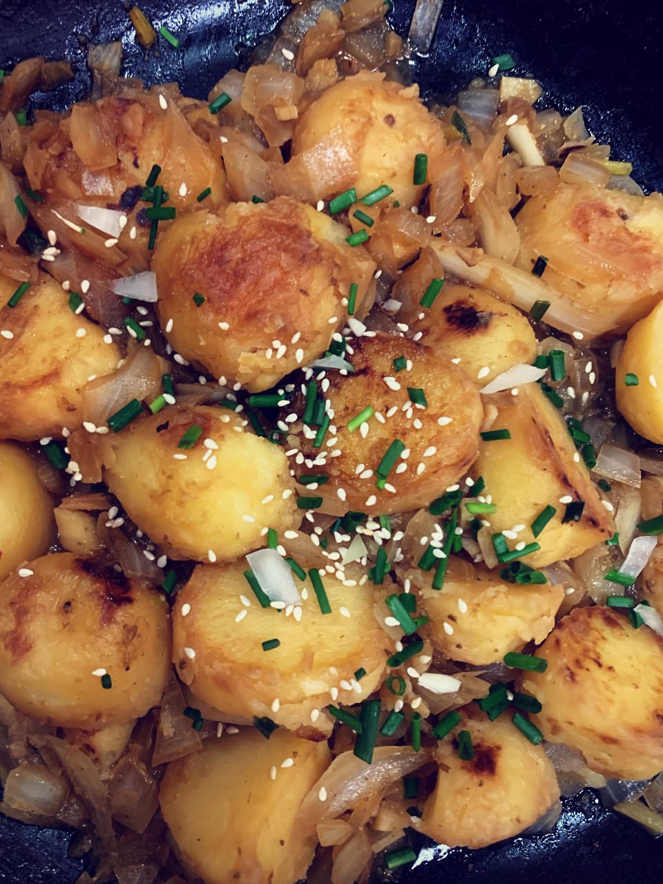 孜然香辣煎小土豆