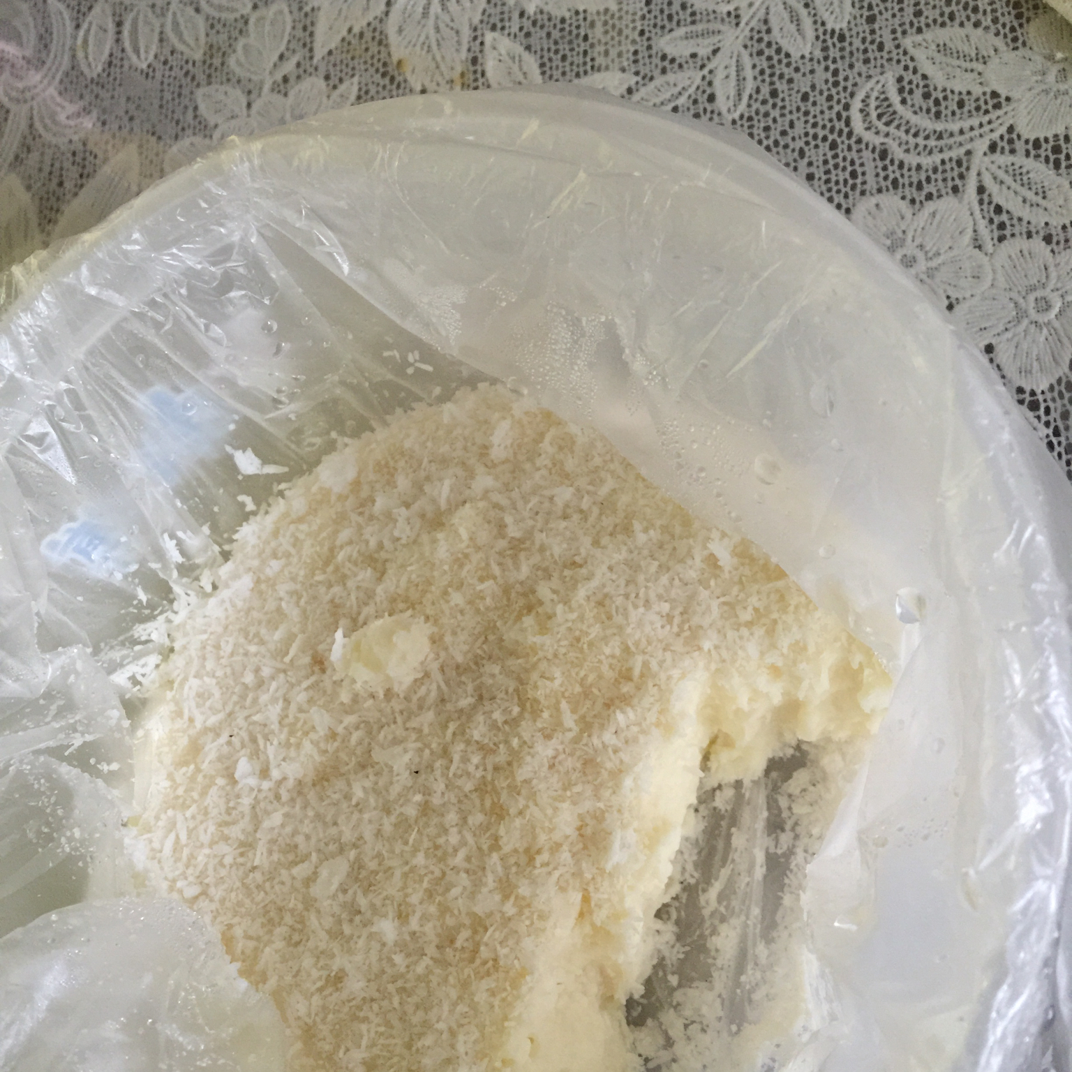椰蓉牛奶小方