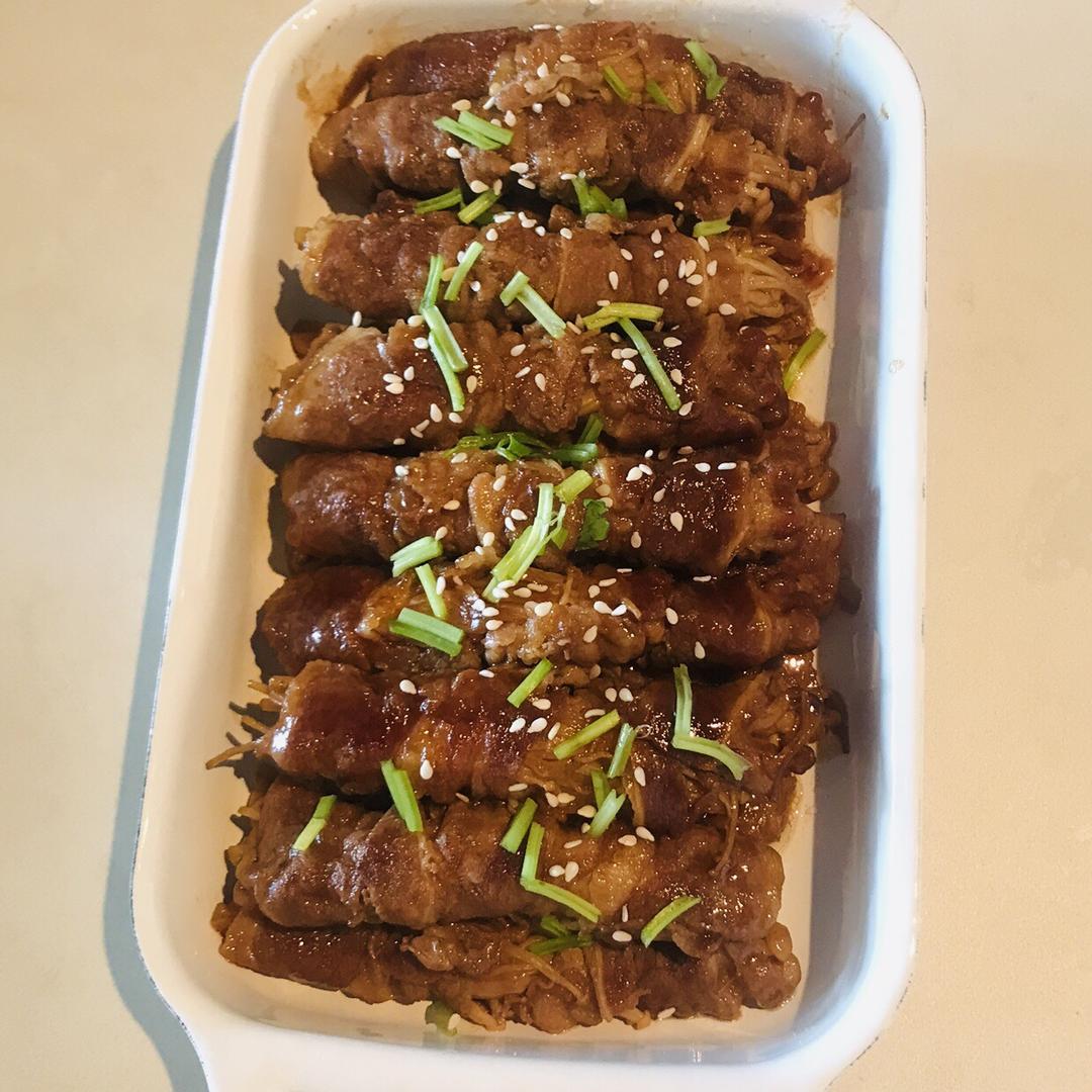肥牛金针菇卷